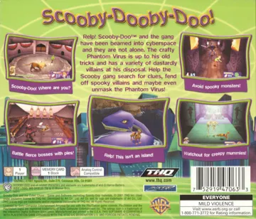 Scooby-Doo and the Cyber Chase (US) box cover back